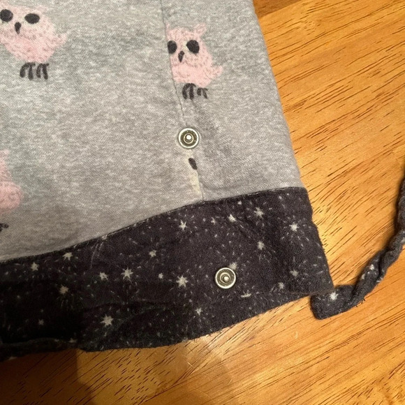 Munki Munki pajama set with owl graphic, size Small - Picture 4 of 6